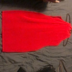Bar III red dress large NWT excellent find!